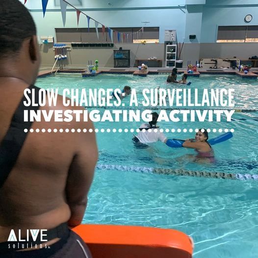 SLOW CHANGES A Lifeguard Surveillance Investigating Activity